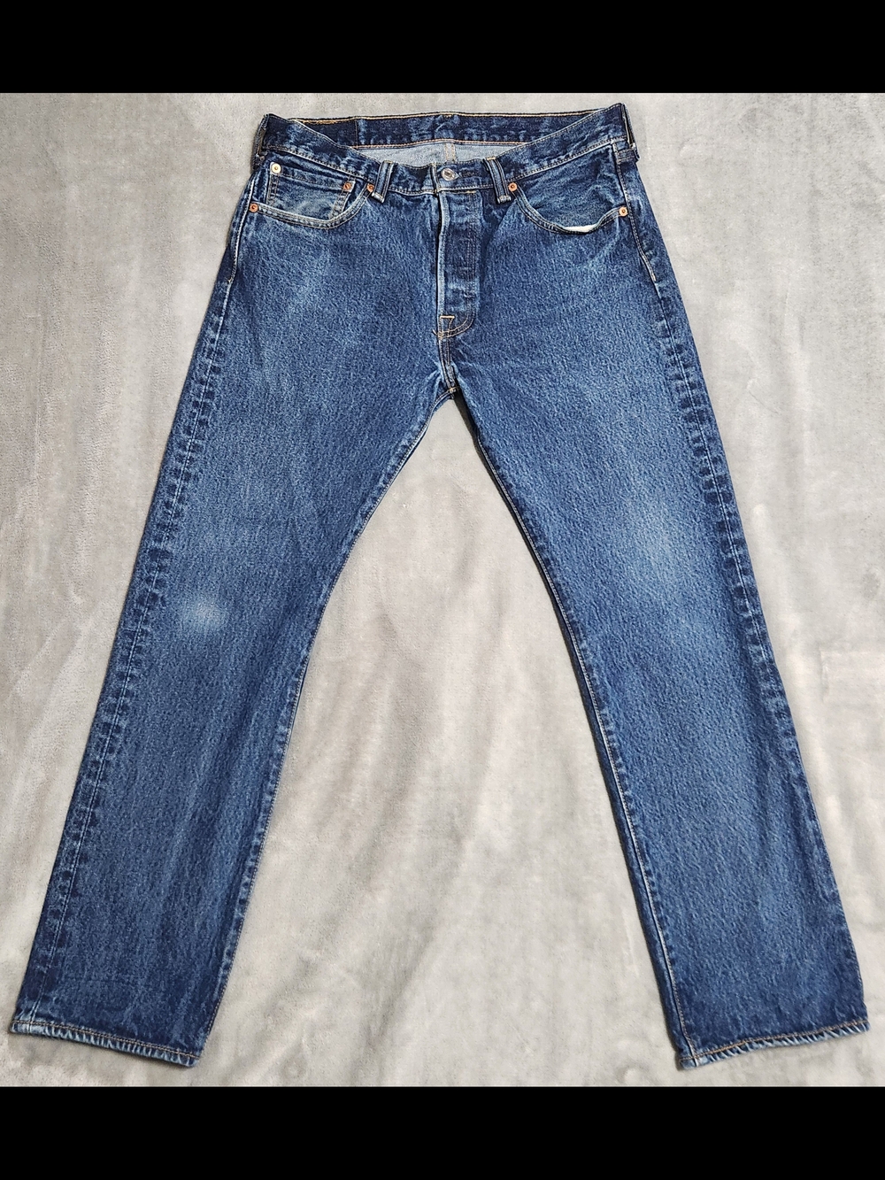 Levi’s 501 Straight Leg Denim Jeans Blue Wash Size 32x30